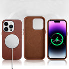 Custom Name Letters Leather Phone Case For iPhone 13 14 14ProMax - mycasety2023 Mycasety