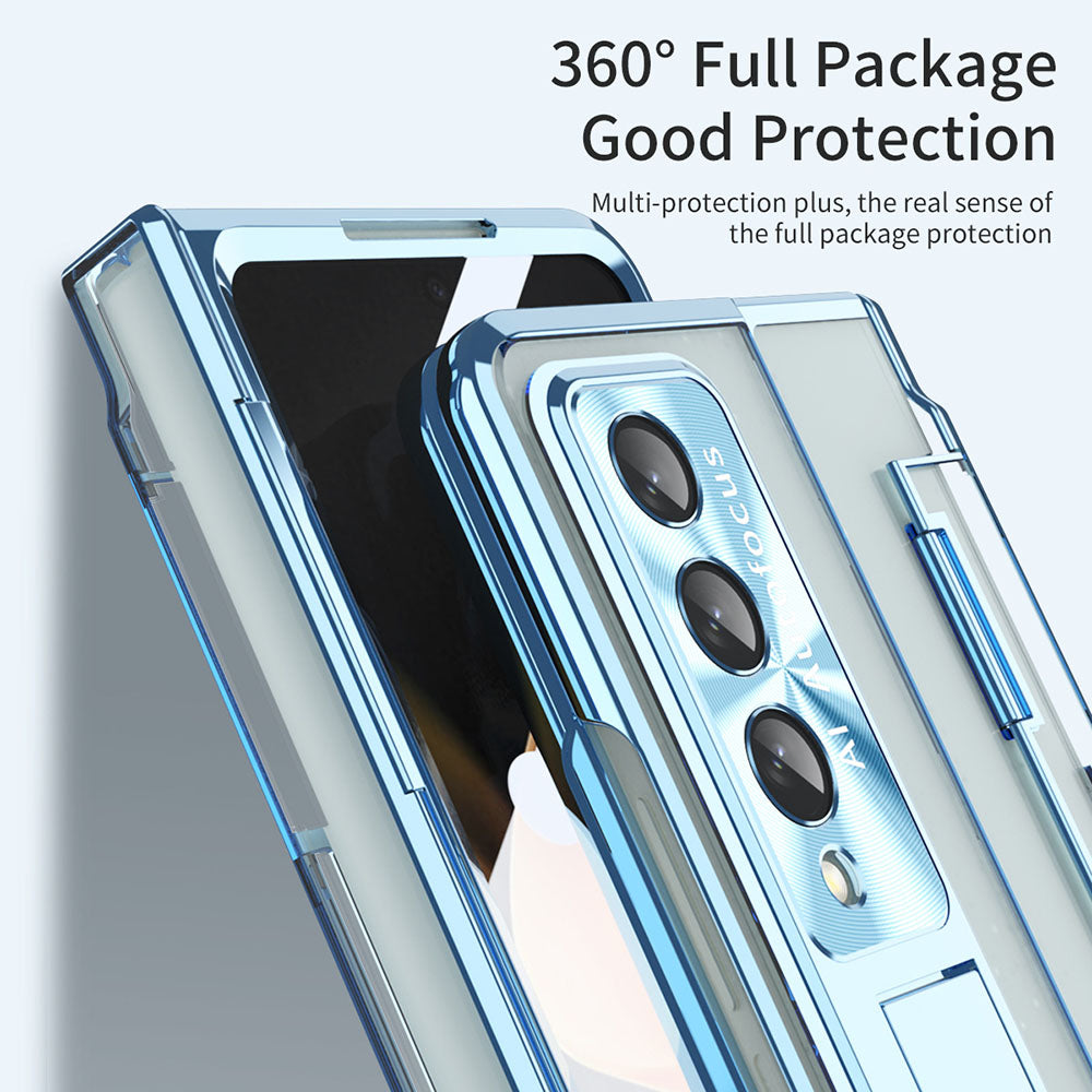Enhanced Version of Armor Hinge Folding Shell Case For Samsung Galaxy Z Fold3(4) - {{ shop_name}} varyfun