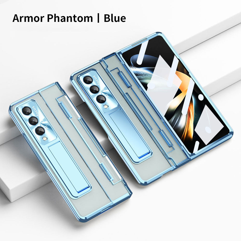 Enhanced Version of Armor Hinge Folding Shell Case For Samsung Galaxy Z Fold3(4) - {{ shop_name}} varyfun