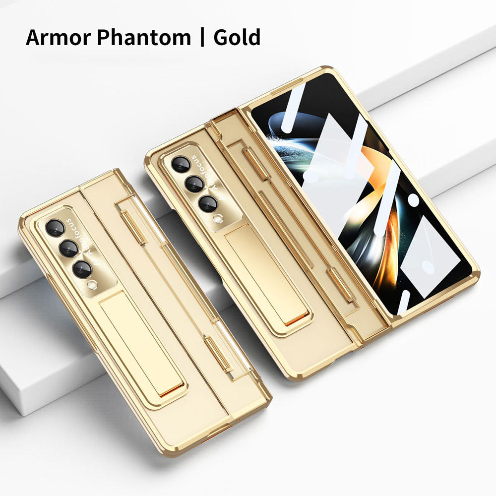 Enhanced Version of Armor Hinge Folding Shell Case For Samsung Galaxy Z Fold3(4) - {{ shop_name}} varyfun