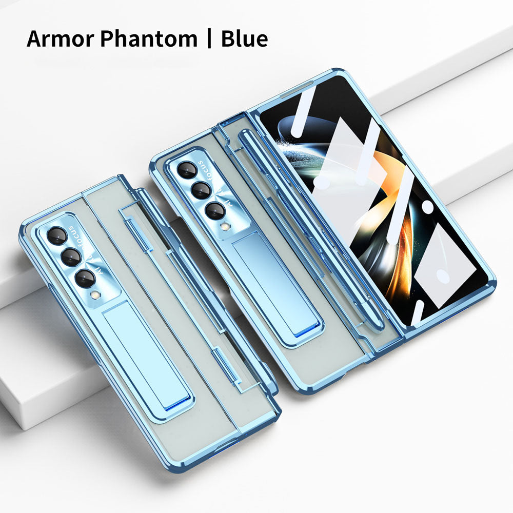 Enhanced Version of Armor Hinge Folding Shell Case For Samsung Galaxy Z Fold3(4) - {{ shop_name}} varyfun