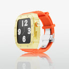 Luxury Metal Case Strap For Apple Watch Series 44/45 mm - mycasety2023 Mycasety