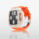 Luxury Metal Case Strap For Apple Watch Series 44/45 mm - mycasety2023 Mycasety