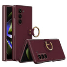 All-inclusive Ring Holder Protective Leather Cover For Samsung Galaxy Z Fold 5/4/3 5G - mycasety2023 Mycasety