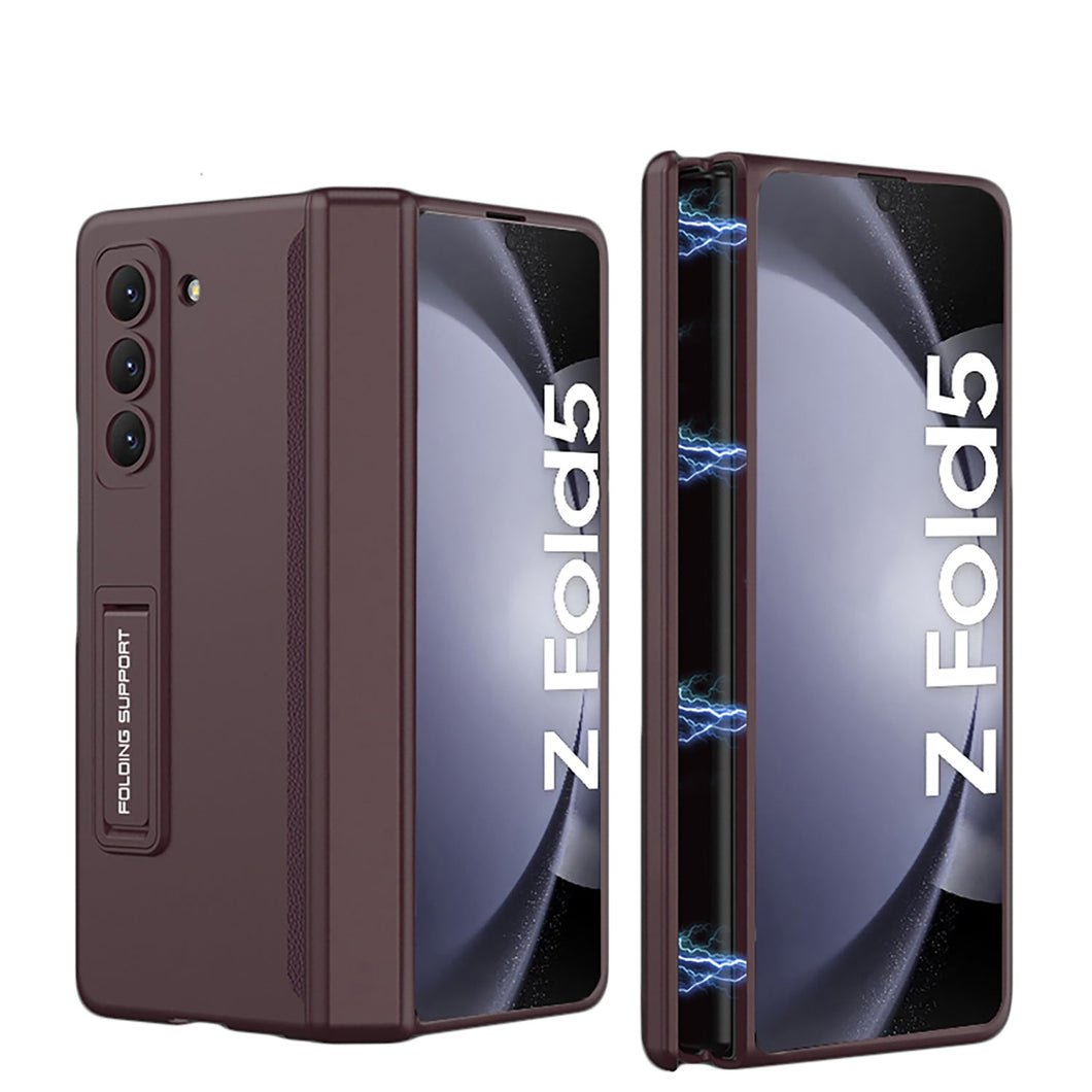 Magnetic Hinge Hidden Bracket All-included Case For Samsung Galaxy Z Fold 5/4/3 5G - mycasety2023 Mycasety