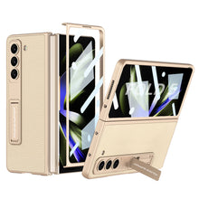 Load image into Gallery viewer, Luxury All-inclusive invisible Bracket Phone Case With Back Screen Protector For Samsung Galaxy Z Fold 5/4/3 5G - mycasety2023 Mycasety
