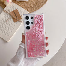 Load image into Gallery viewer, Luxury Glitter Liquid Quicksand Case For Samsung Galaxy S23 S22 S21 Ultra Plus Note20 Oil Painting Luminous TPU Cover - mycasety2023 Mycasety
