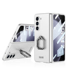 Luxury All-inclusive Ring Holder Phone Case With Back Screen Protector For Samsung Galaxy Z Fold 5/4/3 5G - mycasety2023 Mycasety