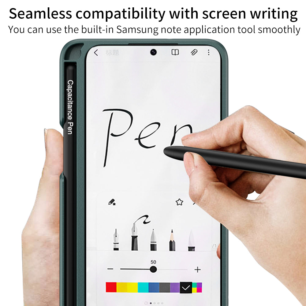 Ultra-thin Skin-feeling S Pen Slot Phone Case With Pen For Samsung Galaxy S21/S21Plus/S21Ultra - mycasety2023 Mycasety