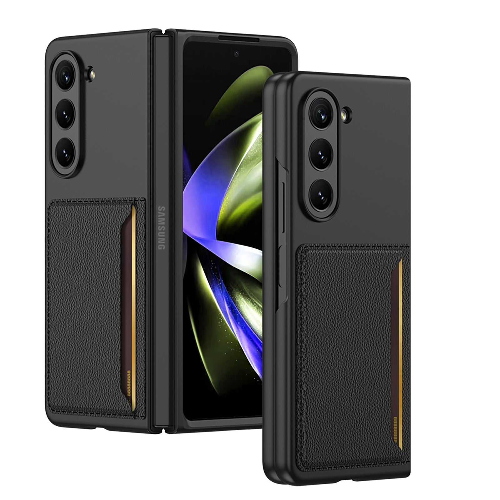 Luxury Card Holder All-inclusive Phone Case For Samsung Galaxy Z Fold 5/4/3 5G - mycasety2023 Mycasety