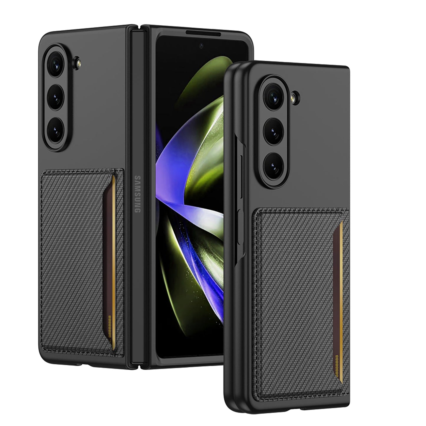 Luxury Card Holder All-inclusive Phone Case For Samsung Galaxy Z Fold 5/4/3 5G - mycasety2023 Mycasety