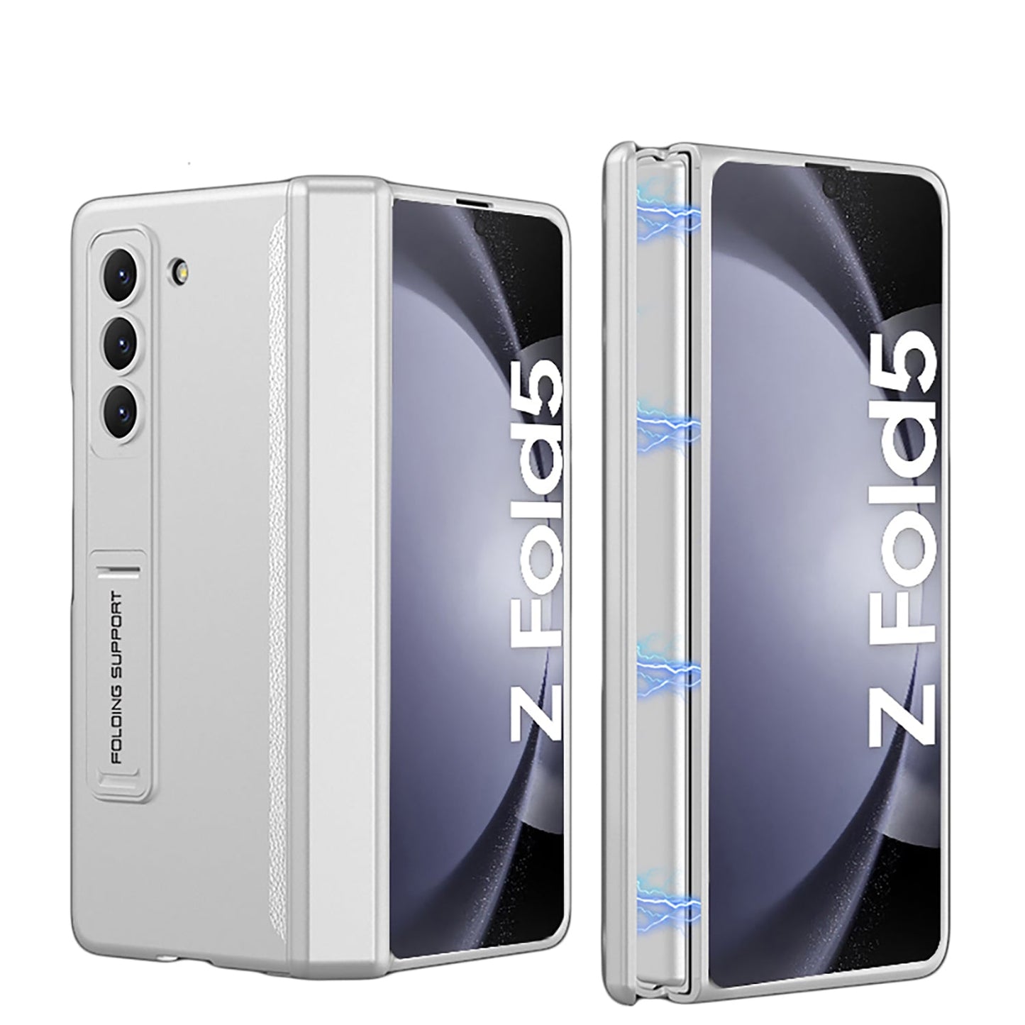 Magnetic Hinge Hidden Bracket All-included Case For Samsung Galaxy Z Fold 5/4/3 5G - mycasety2023 Mycasety