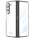 Transparent Electroplating Double-sided Protective Phone Case For Samsung Galaxy Z Fold 5/4/3 5G - mycasety2023 Mycasety