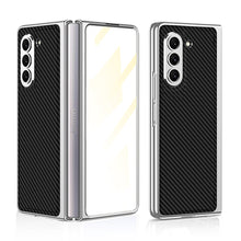Load image into Gallery viewer, Luxury Leather Plating Phone Case With Back Screen Protector For Samsung Galaxy Z Fold 5/4/3 5G - mycasety2023 Mycasety
