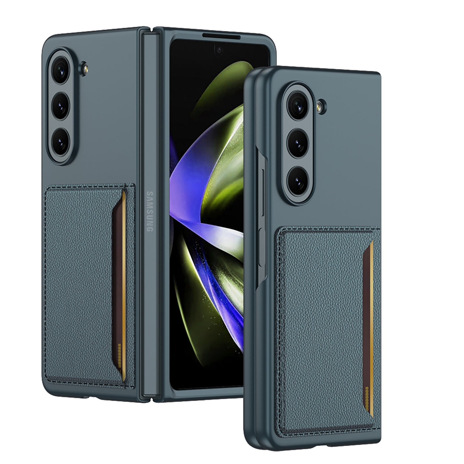 Luxury Card Holder All-inclusive Phone Case For Samsung Galaxy Z Fold 5/4/3 5G - mycasety2023 Mycasety